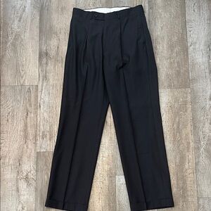 Geoffrey Beene Black with White Pinstripe Trousers